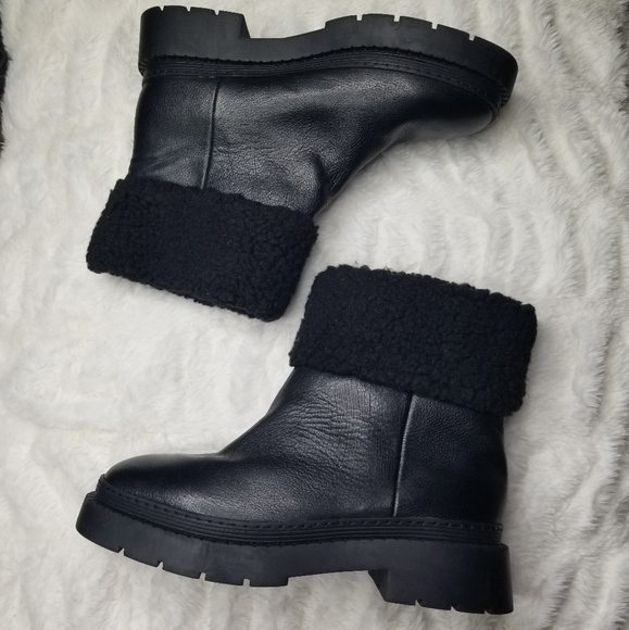 Marc Fisher Milvina Leather Boots - Picture 2 of 5